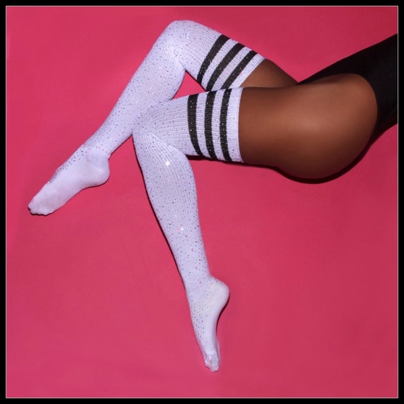 Miss Babydoll Accessories - ❤️NEW Sexy Bling Over the Knee Stockings #D11W
